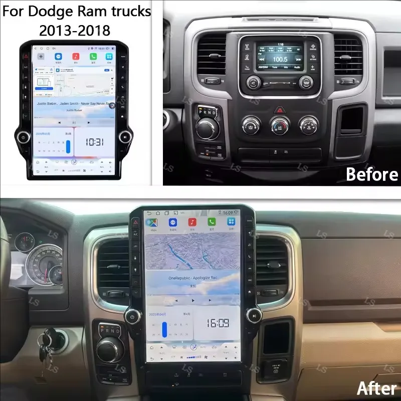 

Qualcomm For Dodge Ram 2013~2018 Car Intelligent Systems Carplay Android Auto Car Radio Stereo Automotive Multimedia GPS Navi