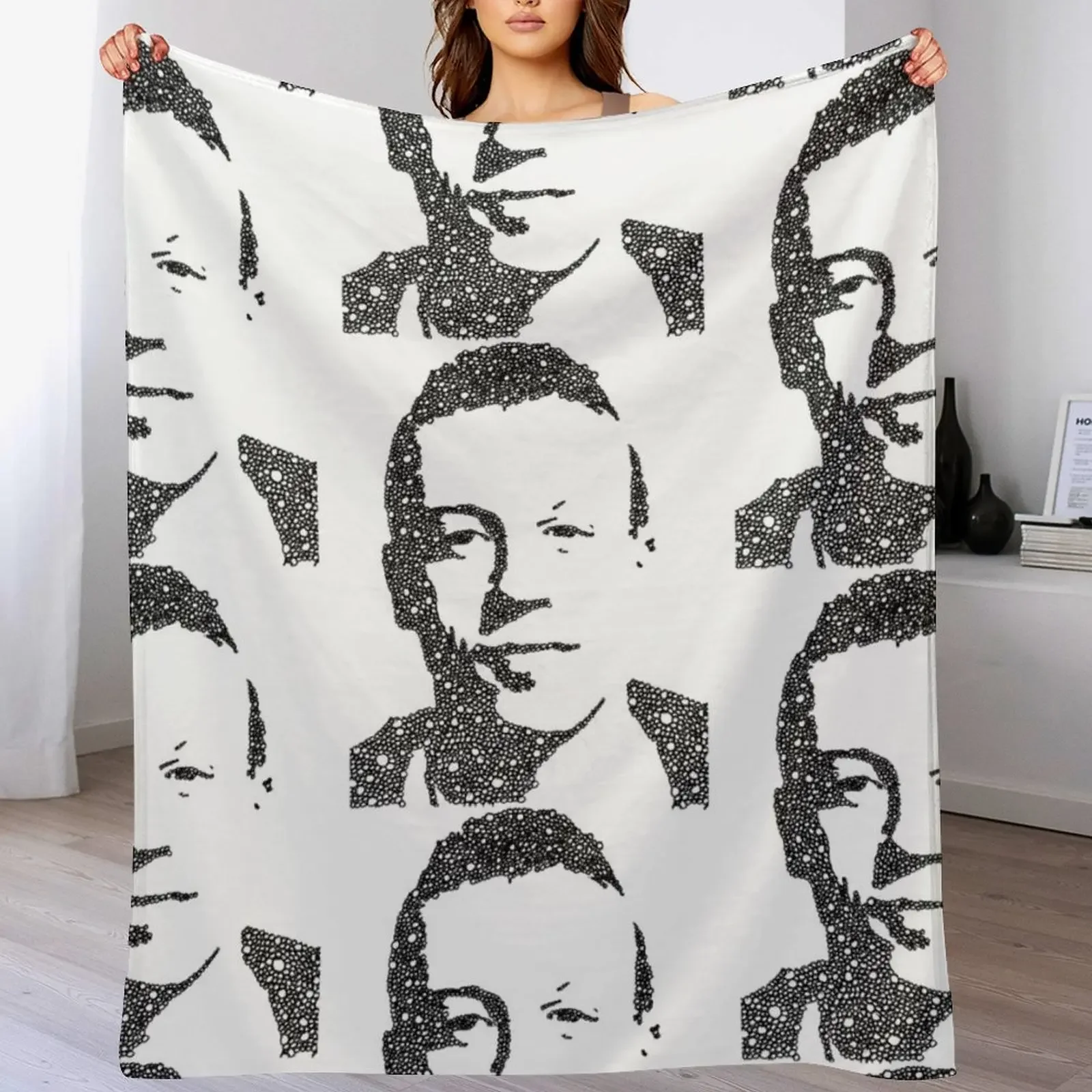 

New Macklemore Portrait Throw Blanket Furry christmas gifts Thin Luxury Blankets