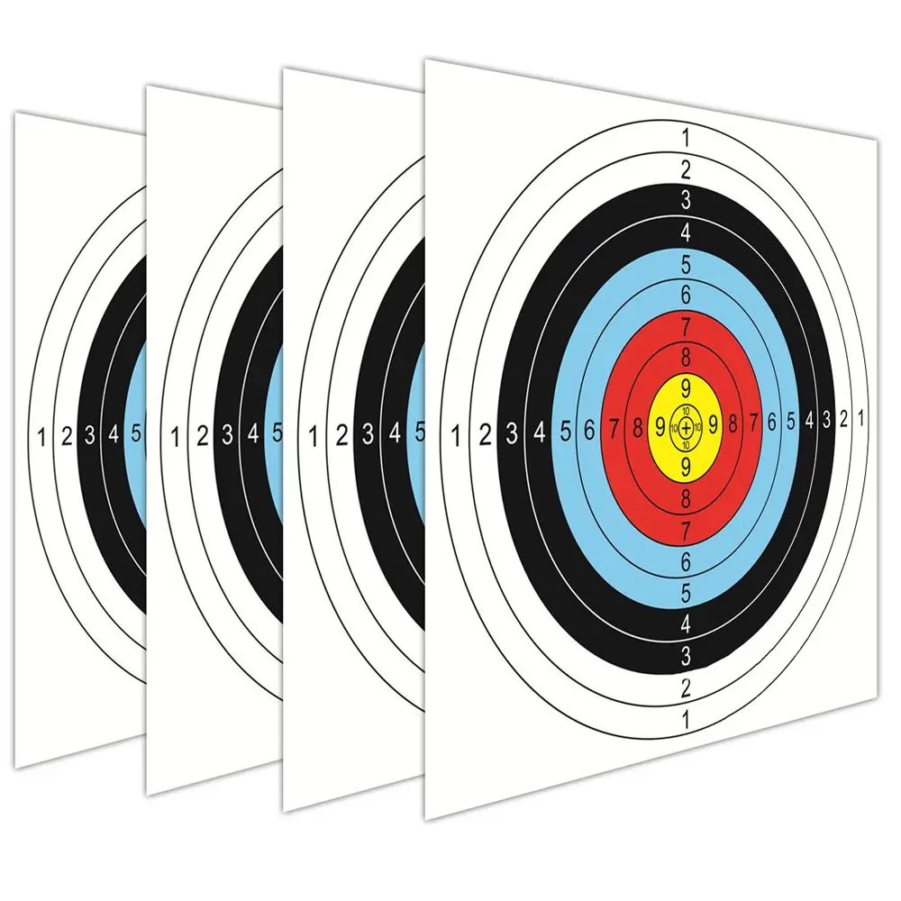 60*60cm 10Pcs for Hunting Practice Amusement Bow Paper Face Arrow Archery Targets Paper