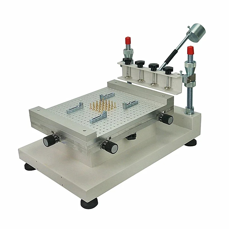 LYBGA Solder Paste Printer Silkscreen Printing Machine High Precision SMT Screen Printer Single Double-sided Circuit Board Paste