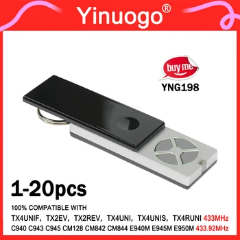 TX2EV TX2REV TX4UNI TX4RUNI TX4UNIS TX4UNIF 433MHz ガレージリモコンマーリン E950M E940M E945M C940 C943 C945 433.92MHz