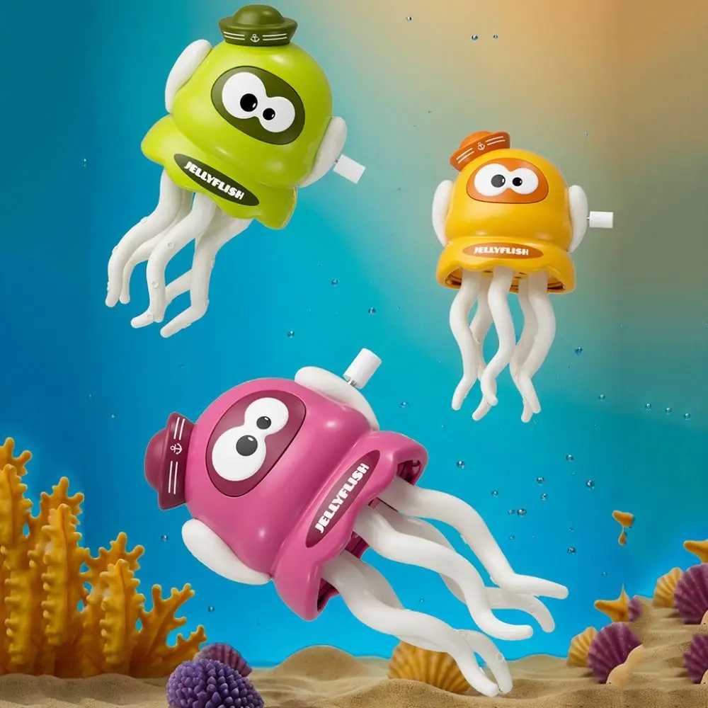Plastic Clockwork Dancing Octopus Toy Simulation Swinging Crawling Interactive Octopus Toy Movable Interactive