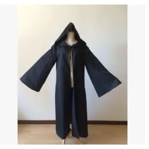 Uniforme de Caballero Jedi Negro, Capa de Caballero Jedi, Disfraz Étnico para Mujer, Ropa para Actuaciones Escénicas, Otoño 2...