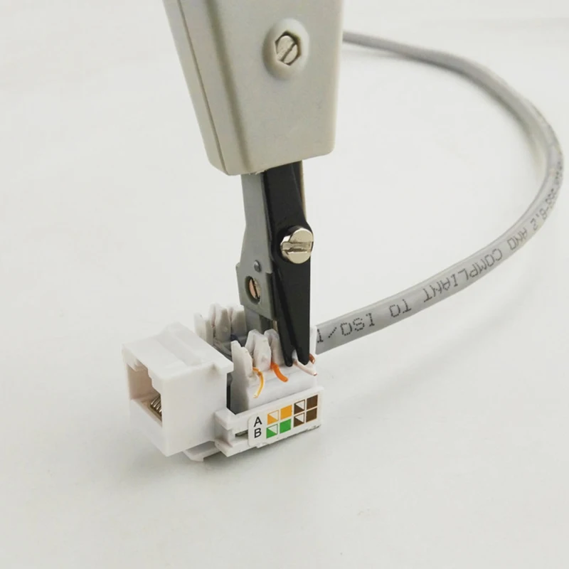 Punch Down Tool 110 Wire Cutter Knife Telecom Pliers For Rj45 Keystone Jack Network Cable Telephone Module Patch Panel