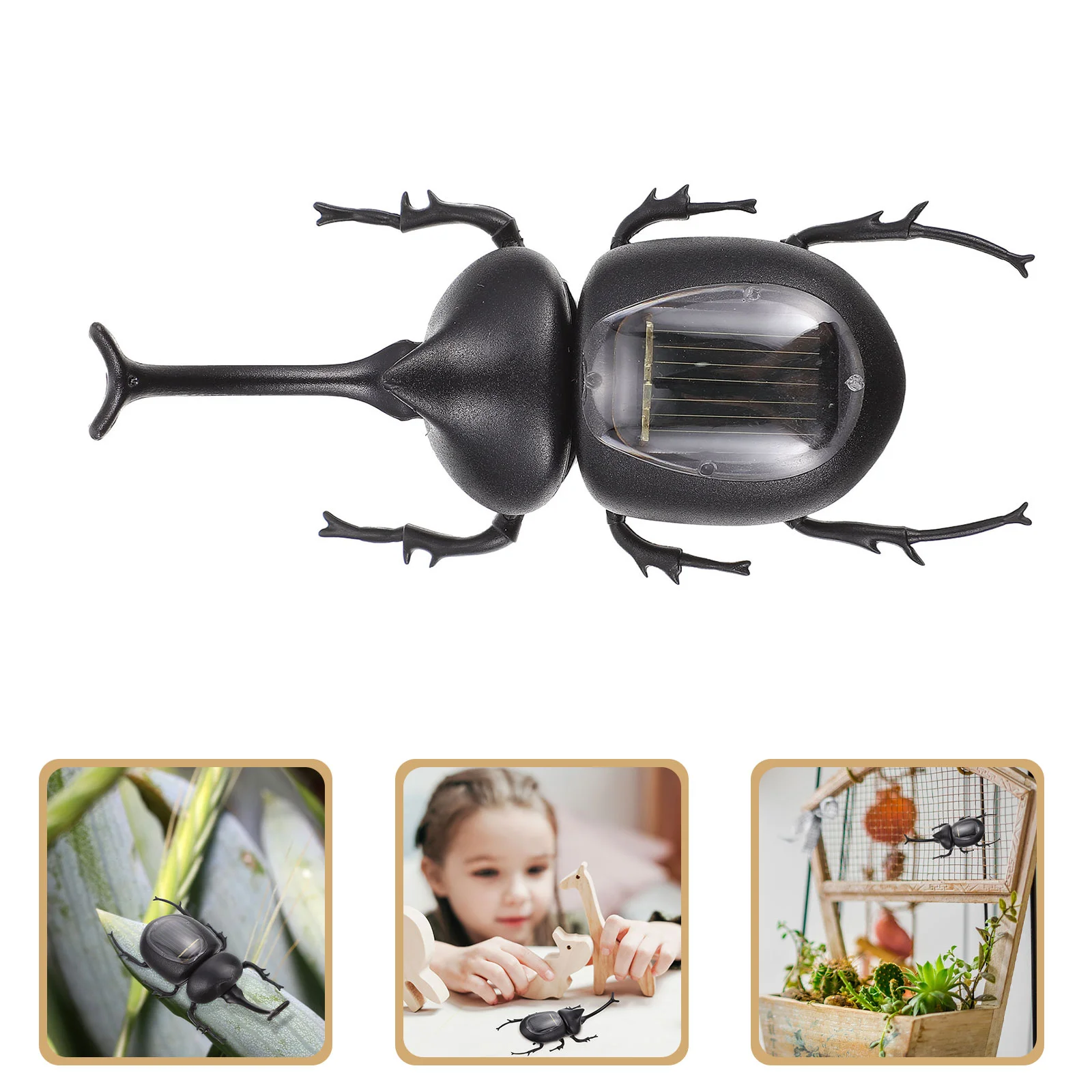 

Solar Toy Insect Shape Toys Kids Gift Children’s Simulation Beetle Plaything Powered Simulated Prank