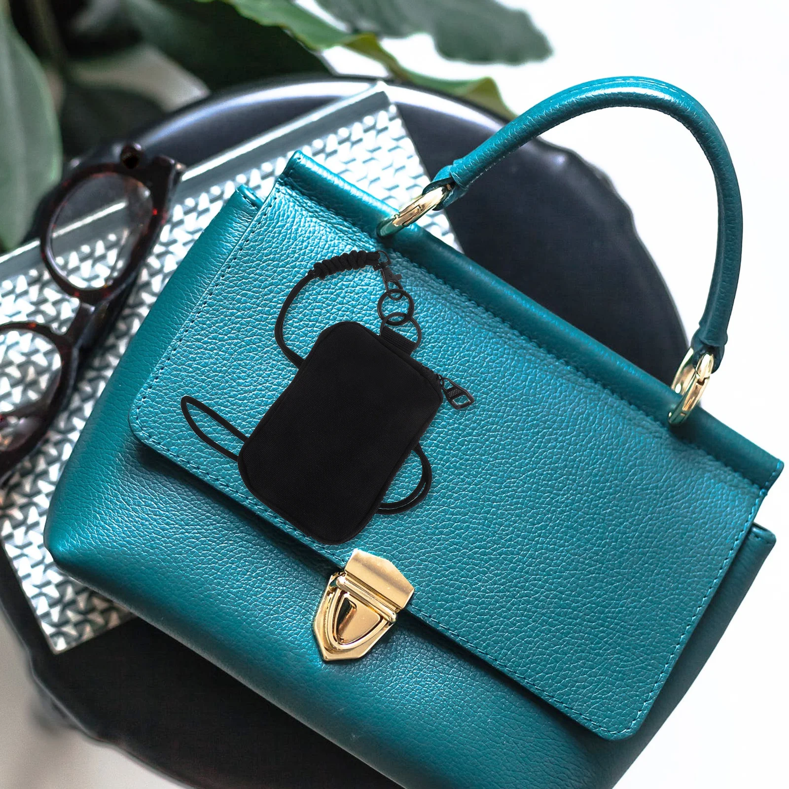 

Outdoor Leisure Lanyard Bag Lightweight Waterproof Coin Key Card Storage Organizer For Travel Sports Jewelry Id Cards Small