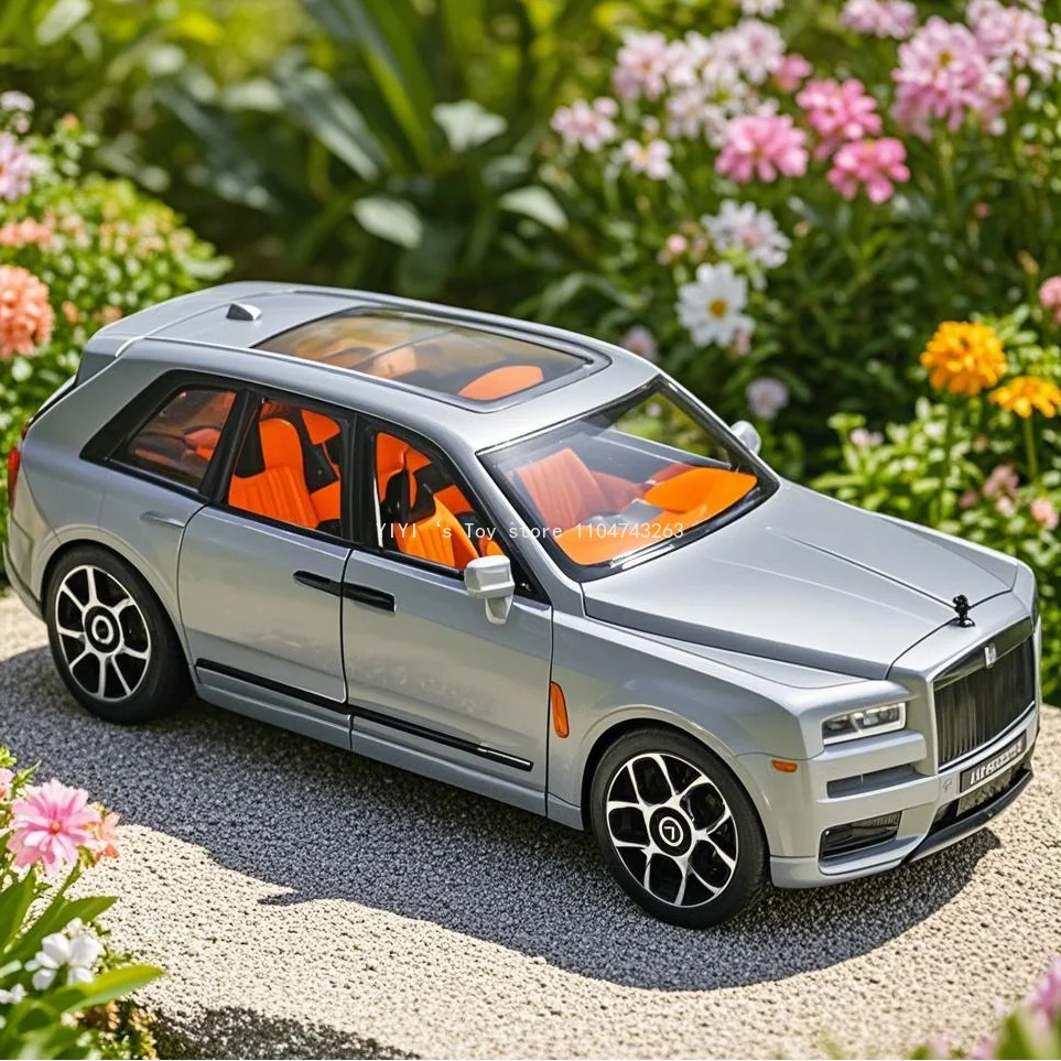 

1/20 Rolls Royce SUV Cullinan, модель автомобиля из сплава, литая под давлением игрушечная техника, металлическая модель автомобиля, коллекция звуков и света, детская игрушка в подарок35