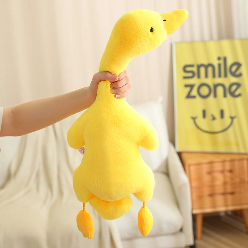 

Super Soft Cute Color Screaming Duck Plush Toy Kawaii Stuffed Animal Huge Fluffly Ducks Plushie Doll Sofa Pillow Girls Kids Gift