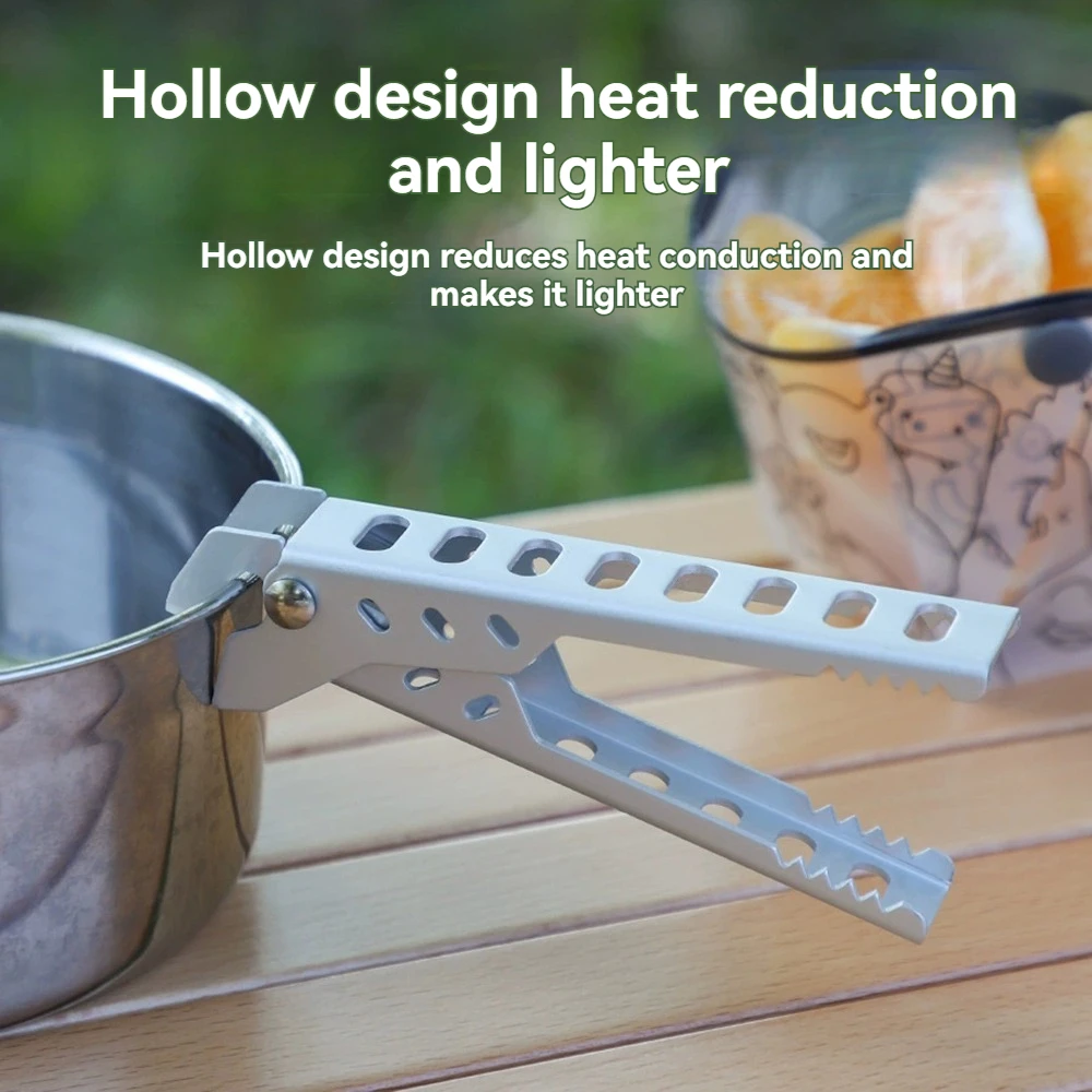 مقلاة خبز خارجية مضادة للحرق، مشبك منزلي من سبائك الألومنيوم مقاوم للحرارة، وعاء المطبخ، مقلاة الأطباق، مشبك مضاد للحرق #3