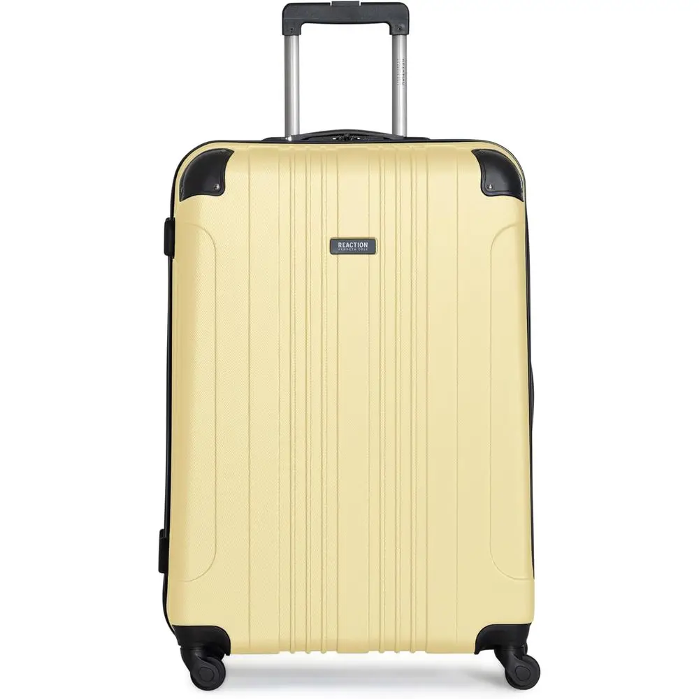 

Lightweight 4-Wheel Spinner Luggage, 28-Inch Carry-On, Pale Banana