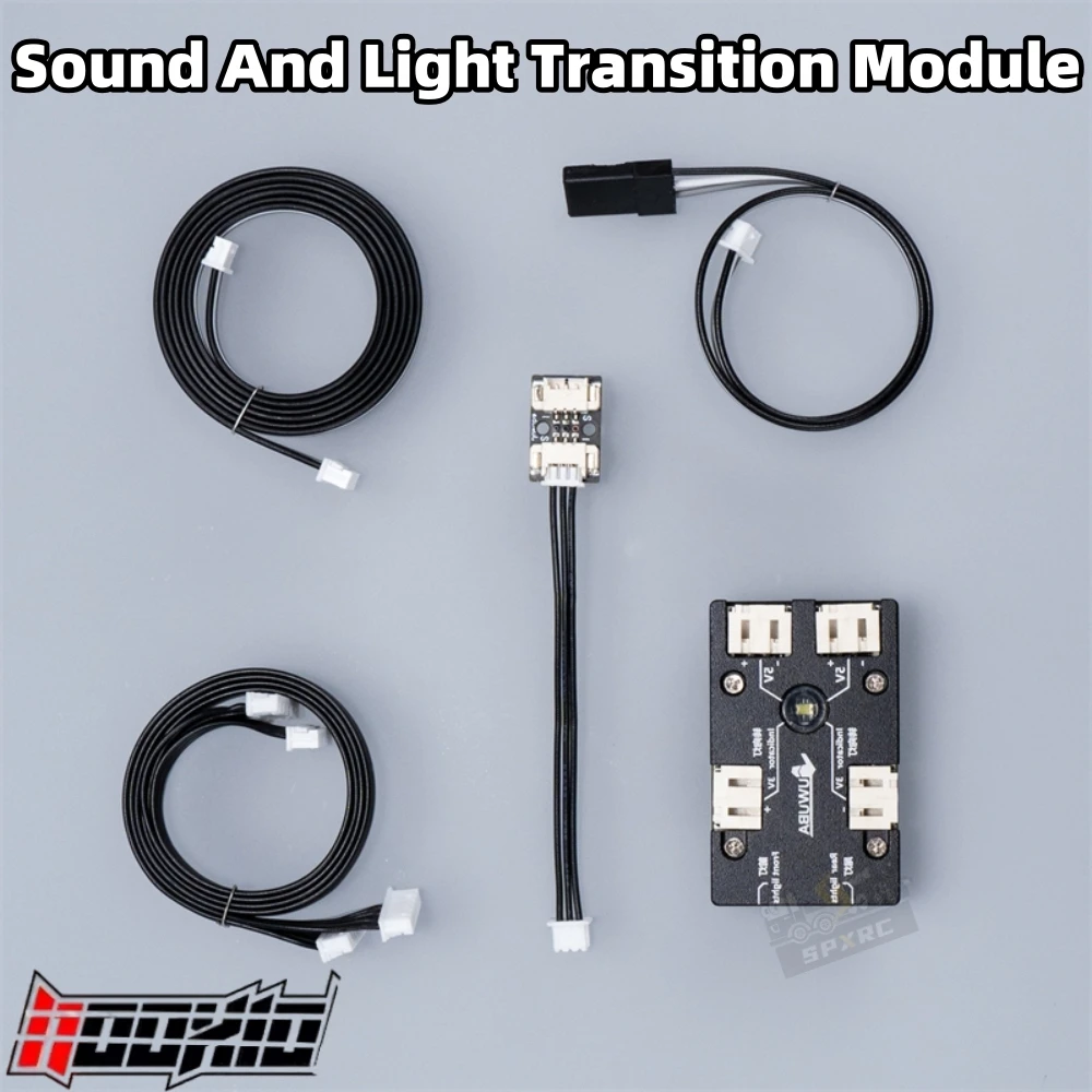 

Sound And Light Transition Module Set PCB For 1/14 Tamiya RC Nooxio Module Turn Special For JUWUBA Light Model Engineering Truck