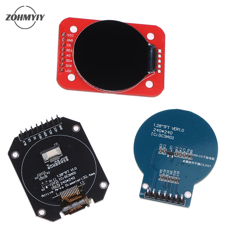 

1PCS Display 1.28 Inch TFT LCD Display Module Round RGB 240*240 GC9A01 Driver 4 Wire SPI Interface 240x240 PCB For Arduino