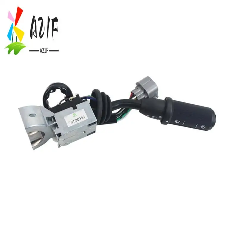 

A21F-701-80355 701/80355 Column Lamps Wiper Switch For JCB 3CX 4CX Backhoe Loader