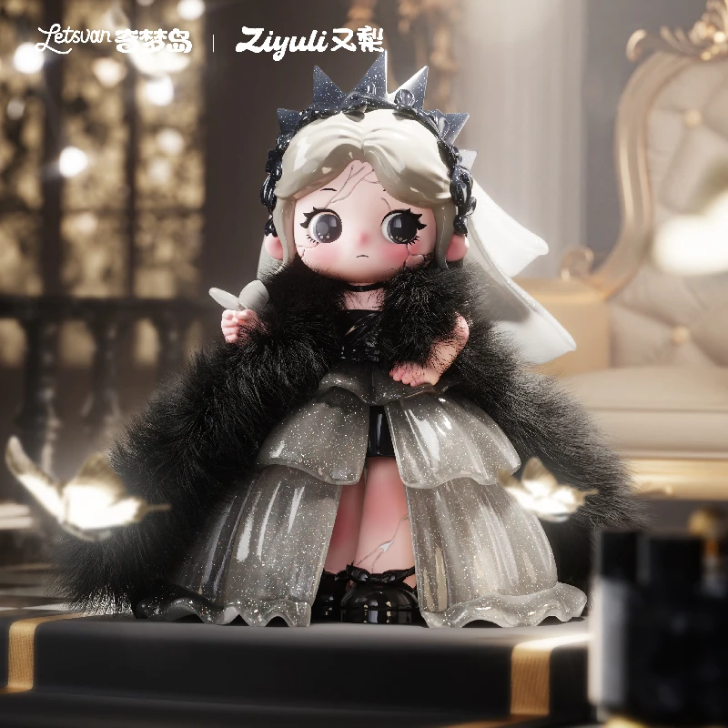 レッツヴァン・ジユリ　マイ・オウン・ウェディングシリーズ　ビニール製ブラインドボックス　ファッショナブルでキュートでチャーミングなロマンチックなドール　デスクトップオーナメントトイ　ミステリーガールギフト