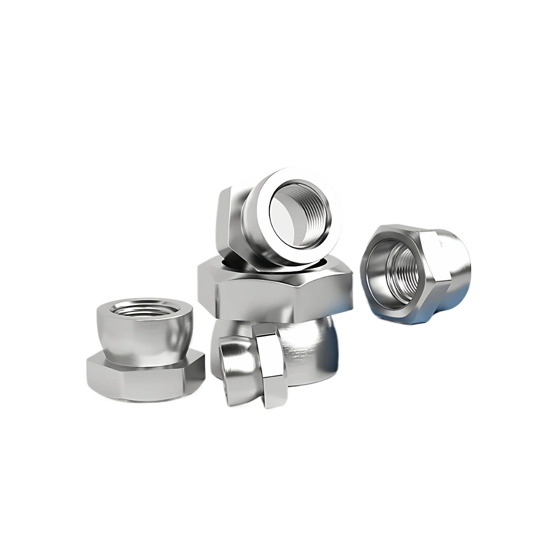 304 Stainless Steel Twist-off Anti-theft Nut, Hexagonal Anti-tamper Shear Nut M6 M8 M10 M12