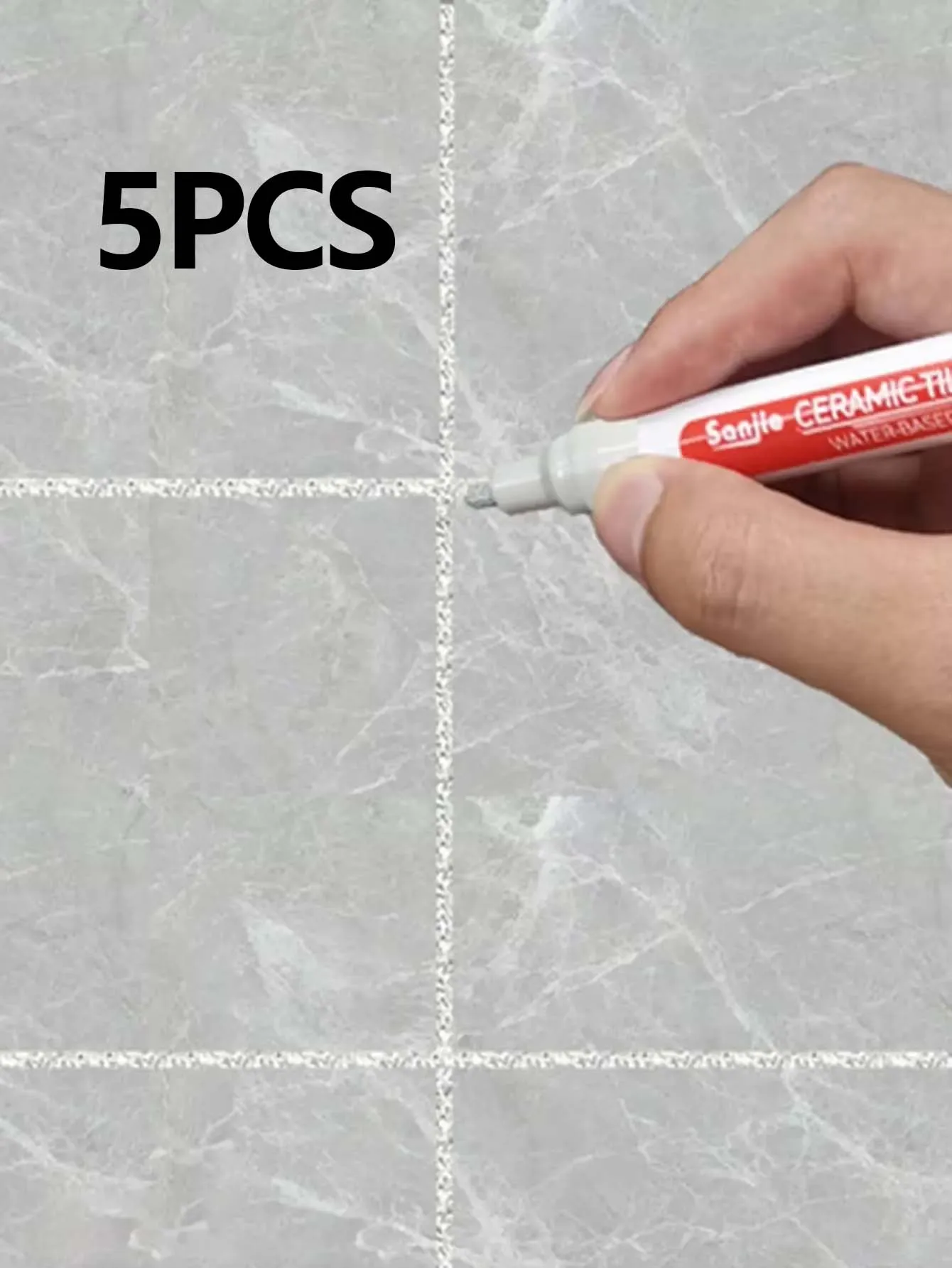 1/5/10/30PC Keramische tegels badkamer muur vloertegel kloof kleur reparatie anti-schimmel waterdicht whiteboard kleur reparatie pen