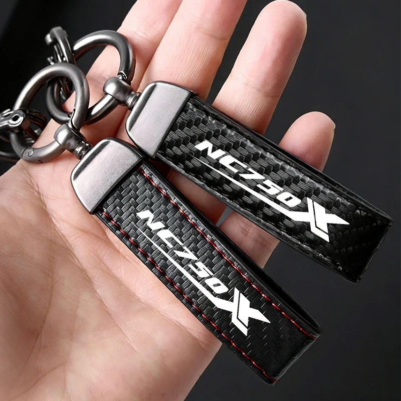 

Motorcycle Accessories High-Grade Leather Keychain Key Ring For HONDA NC750X NC 750X NC750 X 2014-2024