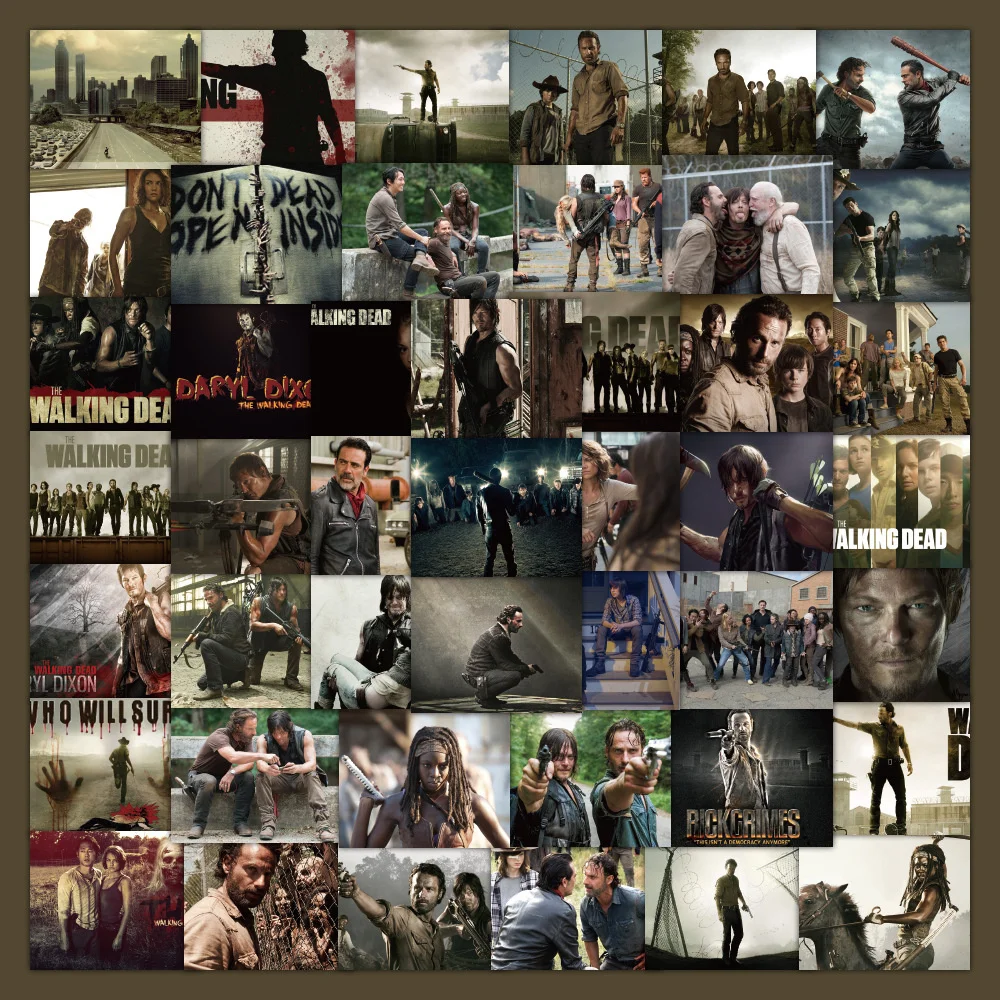 10/30/50Pcs Movie Walking Dead Graffiti Waterdichte Sticker Terreur Decoratie Gepersonaliseerde Creative Skateboard Water Cupwholesale