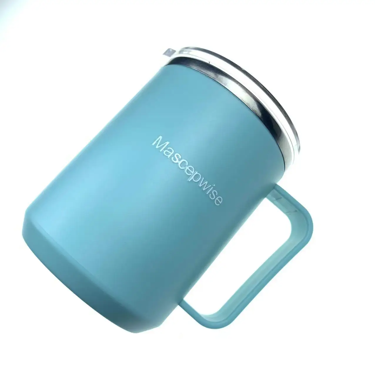 Mascepwise Tazza di agitazione automatica Miscelatore magnetico ricaricabile Tazze di agitazione elettriche Tazza da caffè in acciaio inossidabile rotante