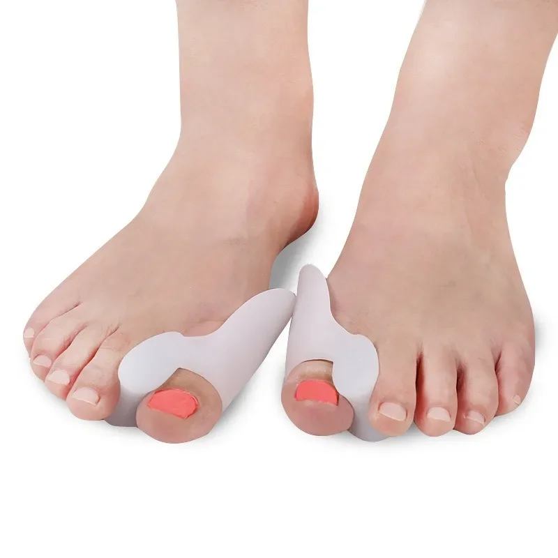 Toe Separator Silicone Thumb Valgus Corrector Foot Bone Orthopedic Corrector Sebs Single Hole Separato Adjuster Foot Care Tool