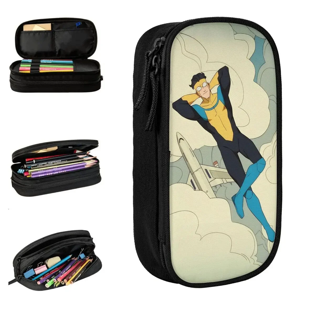 Invincible Mark Grayson Pencil Case Fun Pen Bags Student Big Capacity Office Gifts Pencil Box