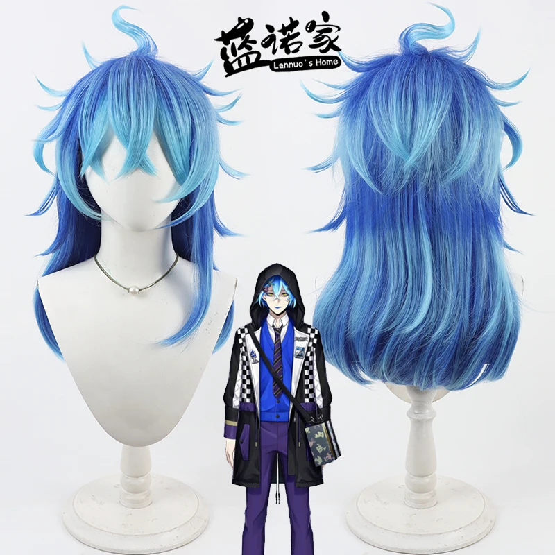 

Аниме Idia Shrou Cos, парик для косплея, Хэллоуин, карнавал, реквизит для вечеринки, синтетические волосы, термостойкое волокно + шапочка для парика