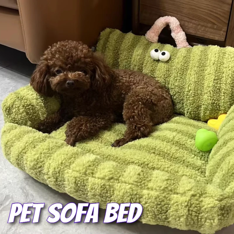 Puppy special sofa kennel winter warm pet Internet celebrity cat nest small dog dog sleeping mat cushion winter bed