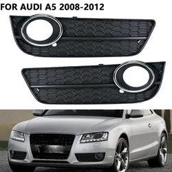 Fog Lamp Light Grille Cover For Audi A5 2008 2009 2010 2011 2012 Honeycomb Fog Lampshade Automotive Decoration Parts