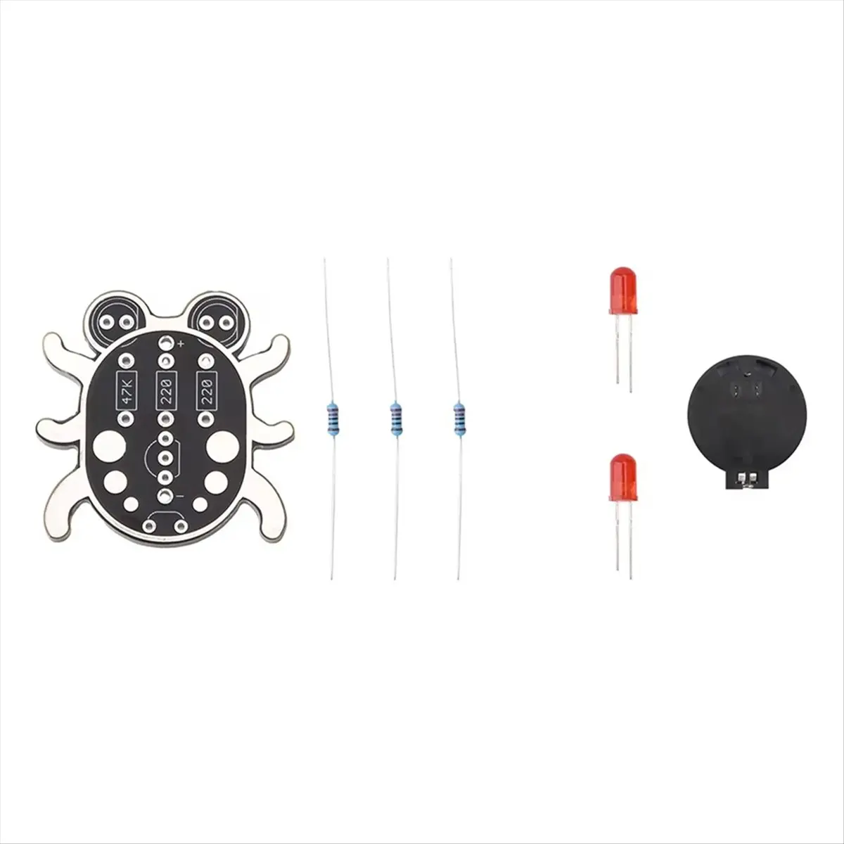 《Factory Direct》Electronic Diy Kit Weevil Eye Beginner Learn to Solder Fun Kit Handmade Gift Fit for Student Experiment Black