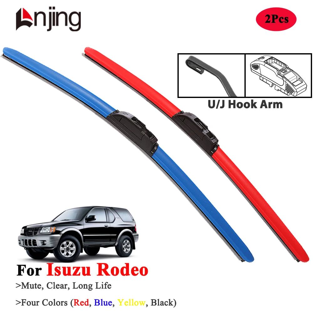 

Red Blue Wiper Blades For Isuzu Rodeo Sport SUV 1991-2004