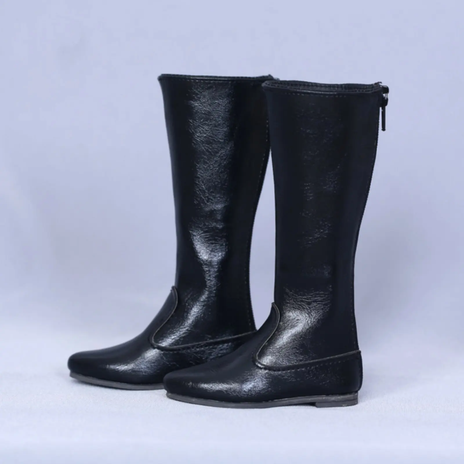 

Black Doll Boot Handmade Doll High Boot Toy Accessory Decorative Easy to Put On