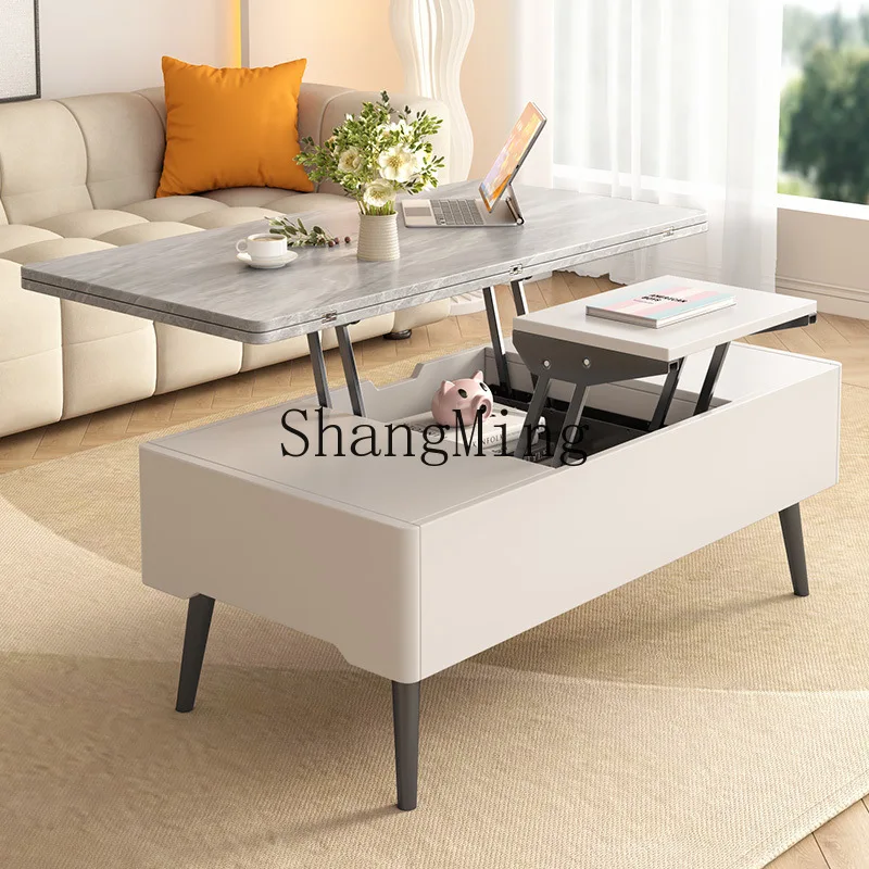 

CLliving room lifting dining table multi-functional coffee table simple folding tea table small
