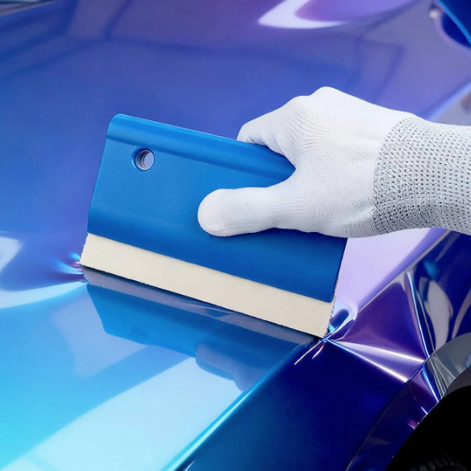 Felt Border Squeegee Long-Lasting Car Wrap Squeegee Vinyl Application Tool Reusable Window Tint Scraper Versatile