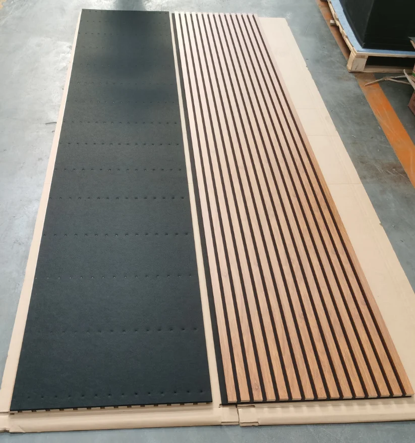 Interior wall decoration material Bamboo sound insulation board