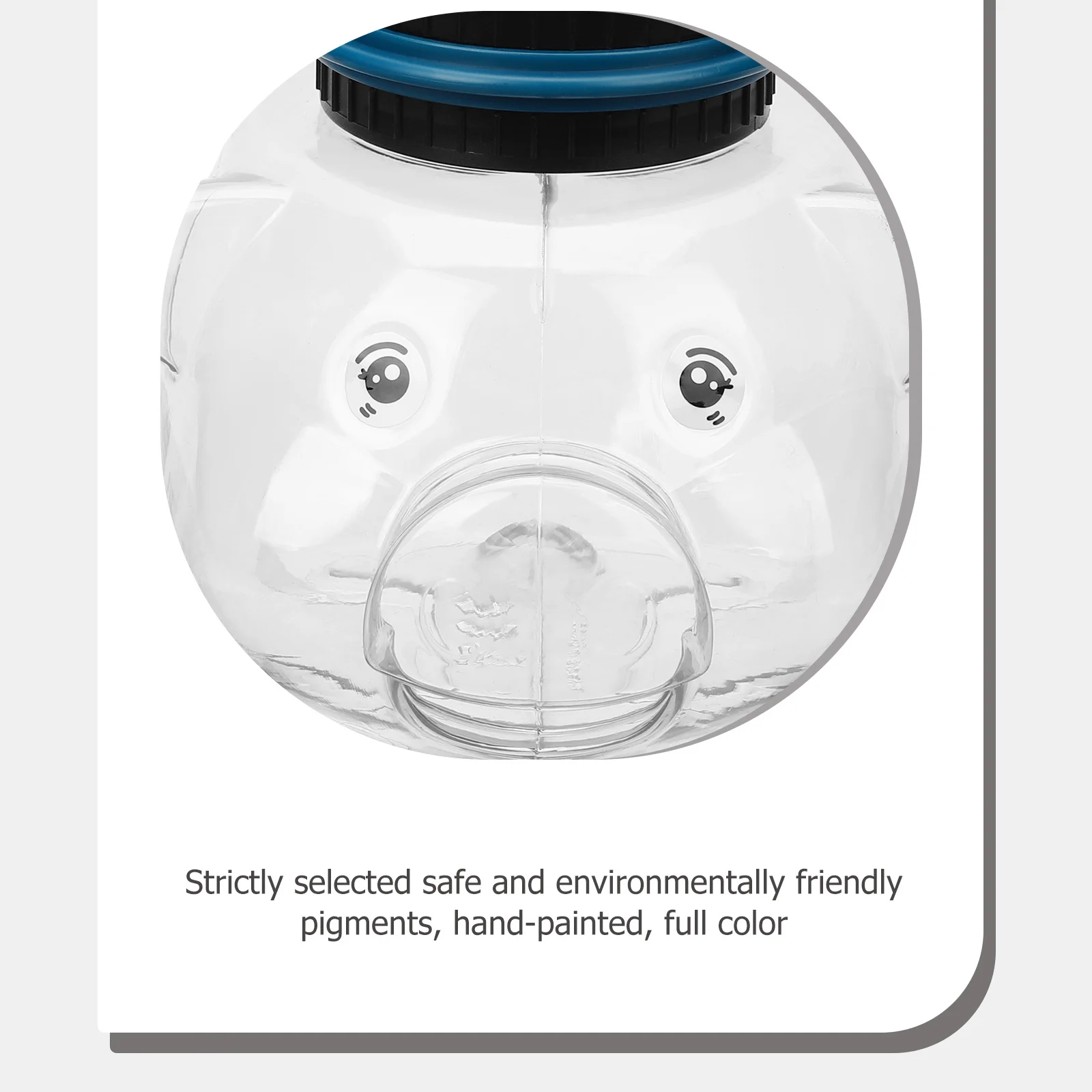 Cyfrowa skarbonka przezroczysta dla dzieci, pojemnik na pieniądze z wyświetlaczem LCD, automatyczny licznik monet, dekoracja na biurko, skarbonka, która nie może być...