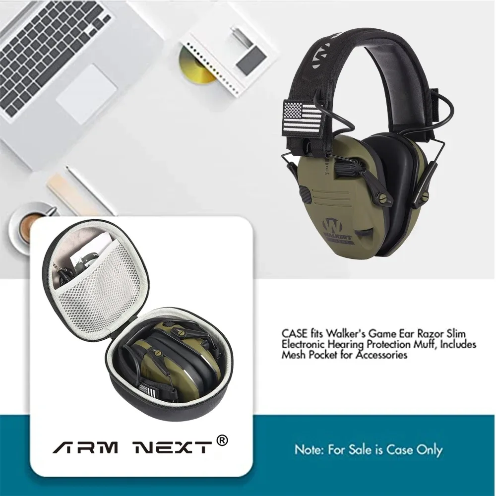 Imagem -05 - Arm Next Bolsa para Ouvido Honeywell Impact Walkers Headphone Collection Bolsa Impermeável Anti-poeira Proteção Auditiva