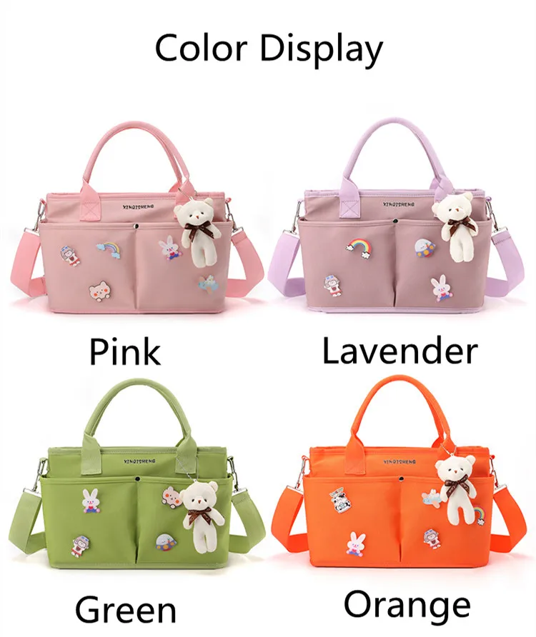 2024 New Diaper Bag Mummy Shoulder Bag Large Capacity Messenger Travel Bag Multifunctional Maternity Mother Baby Stroller Bags