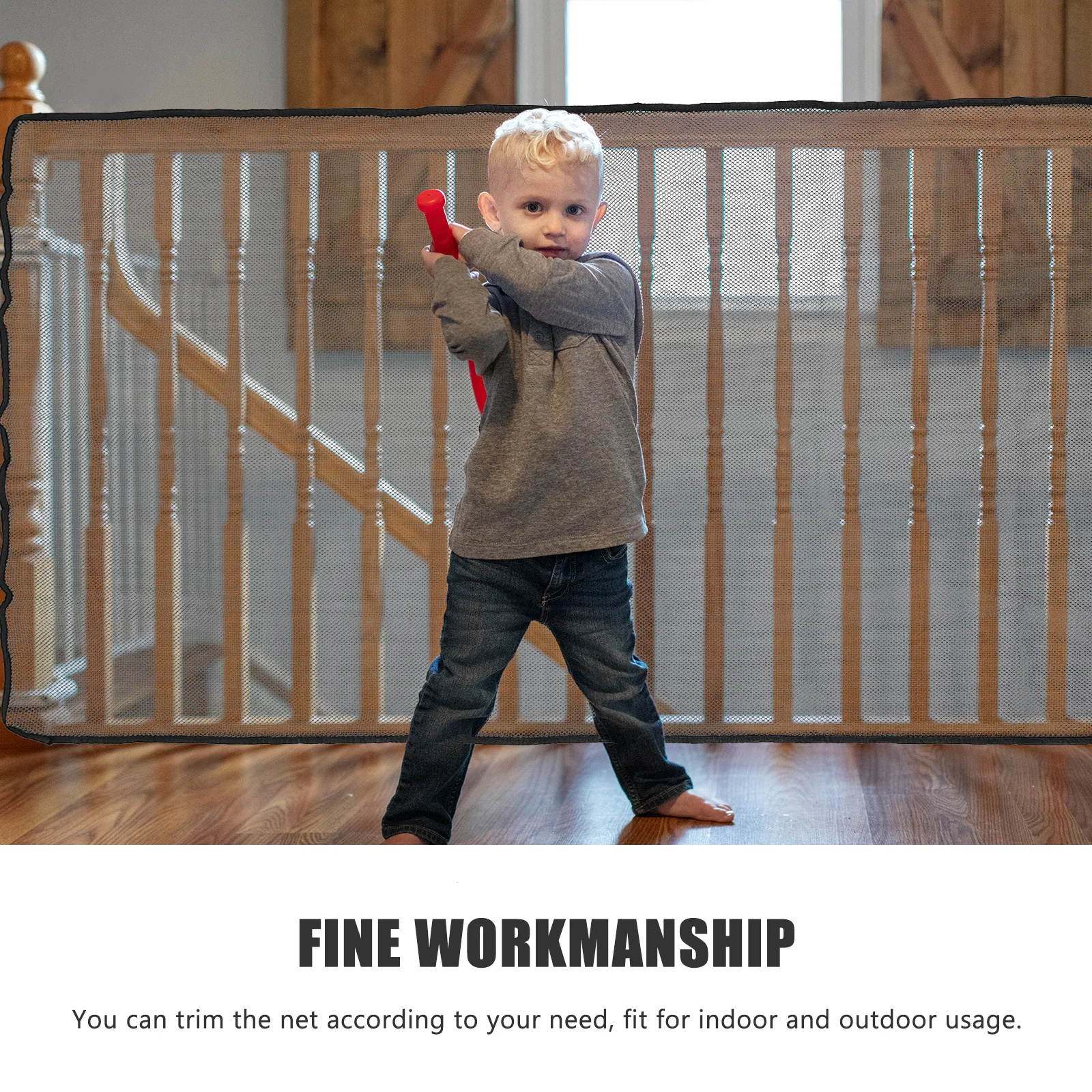 1 مجموعة مزارق شبكة الحرس الطفل درابزين صافي درج حاجز شرفة شاشة 2x0.9 متر الطفل الحيوانات الأليفة برهان صافي المرابس الحرس