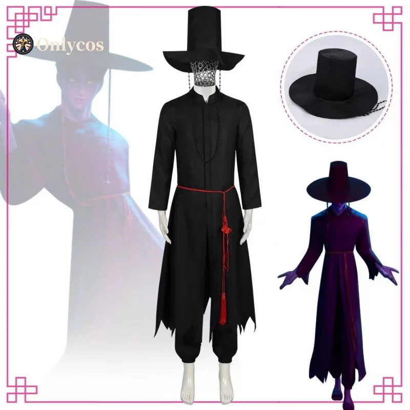 

K Pop: Demon Hunters QinYu Cosplay Costume Full Set Uniform Role Play Halloween Carnival Party Outfit for Men COSFun