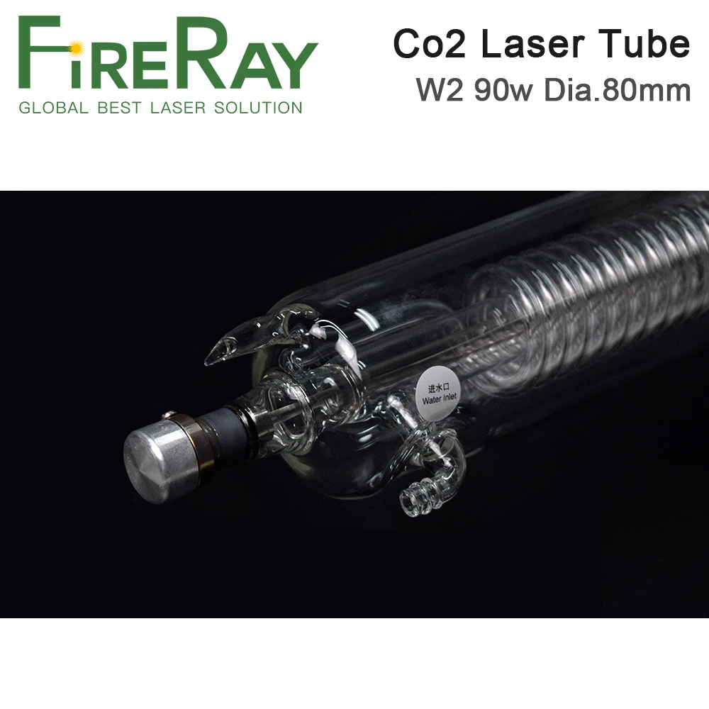 FireRay Reci W2 90 W-100 W Co2 Laser Buis Lengte 1200mm Dia.80mm T2 voor Co2 Lasergravure Snijmachine