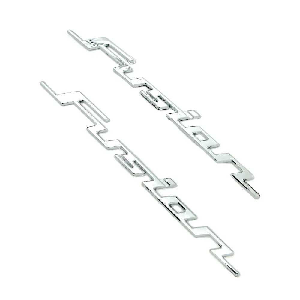 

Motorcycle New Fuel Tank Gas Stickers ABS Plastic Chrome Decal 3D Emblem Badge Decals For Honda FUSION 250 Fusion250 TypeX 2003