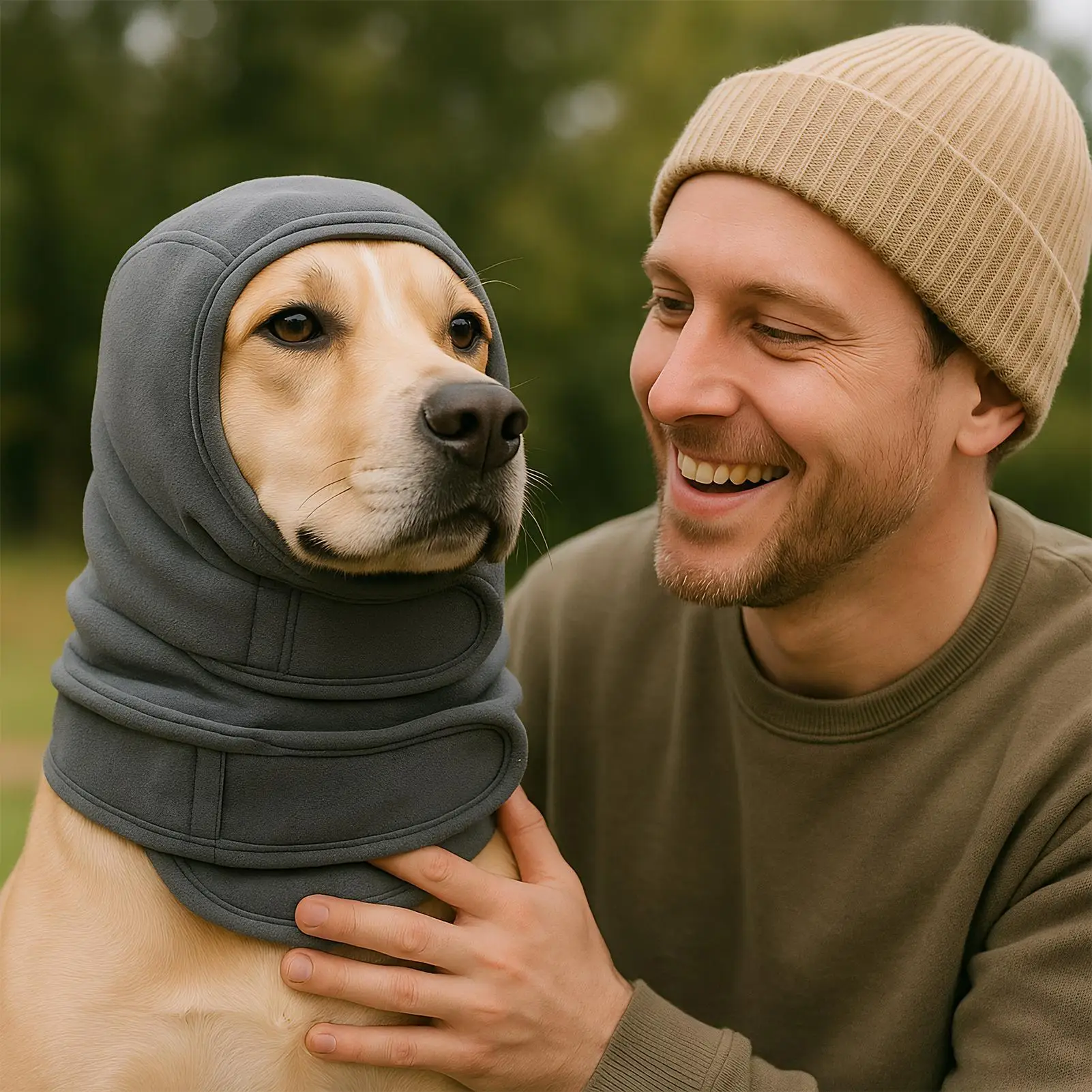 

Накладки на уши для собак для ванны, ветрозащитный успокаивающий капюшон, накладки на уши для ухода за собаками, успокаивающая шапка для щенков, котят, ухода за сушками, громом