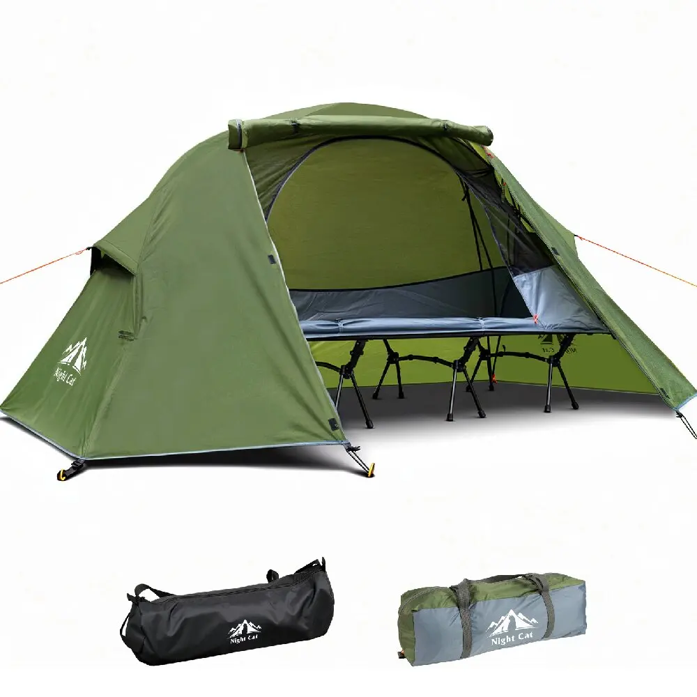 1-Person Elevated Camping Cot Tent 1