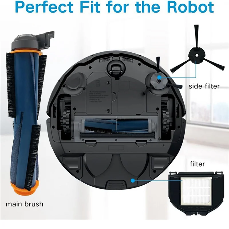 

AEE4-Parts Accessories Set For Shark RV2310 Matrix /RV2E Matrix Robot Vacuum Cleaner Accessories Kit