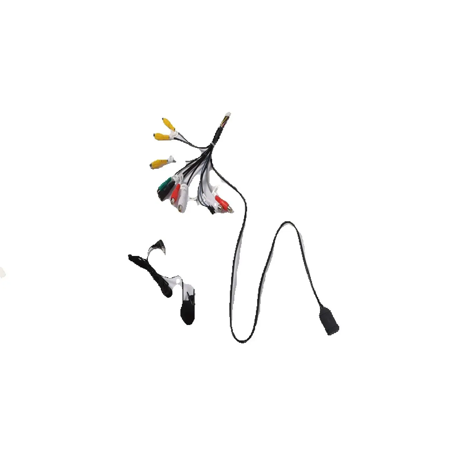 

1 шт. RCA 20-контактный выходной кабель RCA с микрофоном, новый для автомобиля, Android Teyes, радиоприемник, универсальный адаптер, автомобильные аксессуары