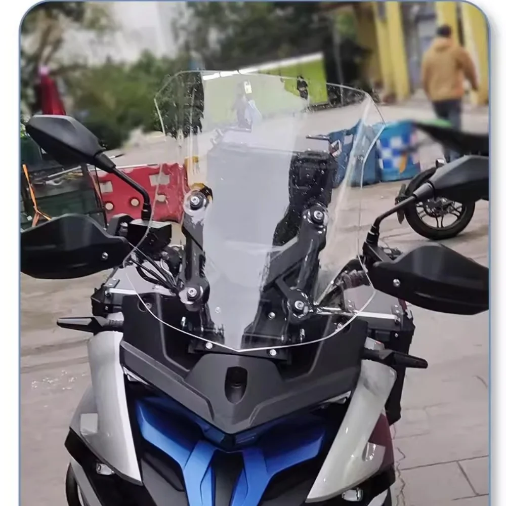 Modified Waterbird Style Tall Wide Windshield for VOGE DS525X Motorcycle Accessories Custom Fit Windscreen
