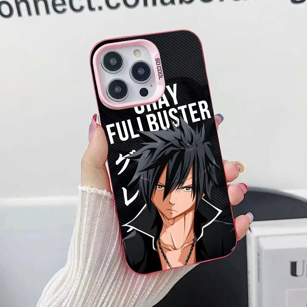 حافظة لهاتف آيفون 17 16 15 14 13 12 11 X XR XS 8 7 Air Pro Max Plus غطاء ملون وردي شفاف