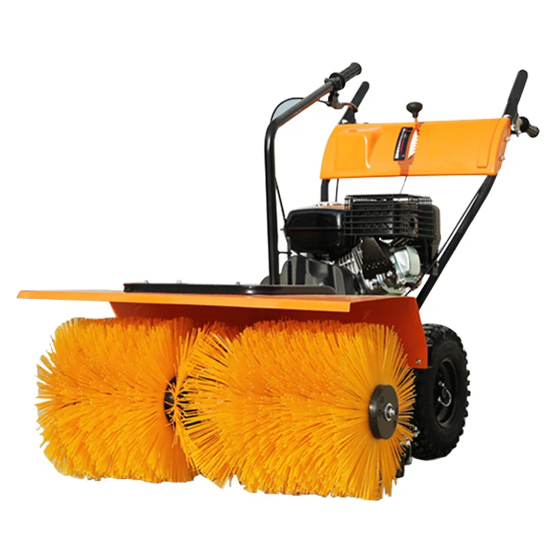 Multifunctional Hand Push Snow Plow Behind Road Snow Removal Machine Watchung Small Roller Snow blower Type Cleaning Snow