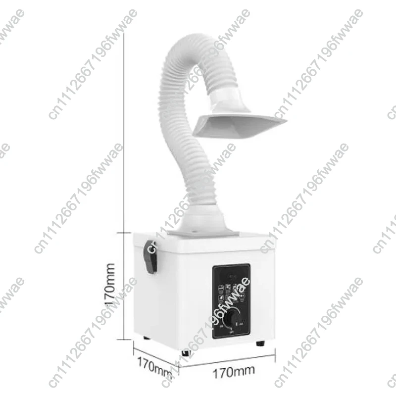 For Odorless and dust elimination indoorindustrial use, minidesktop solder smoke purifier - smoke extractor with iron tip filter