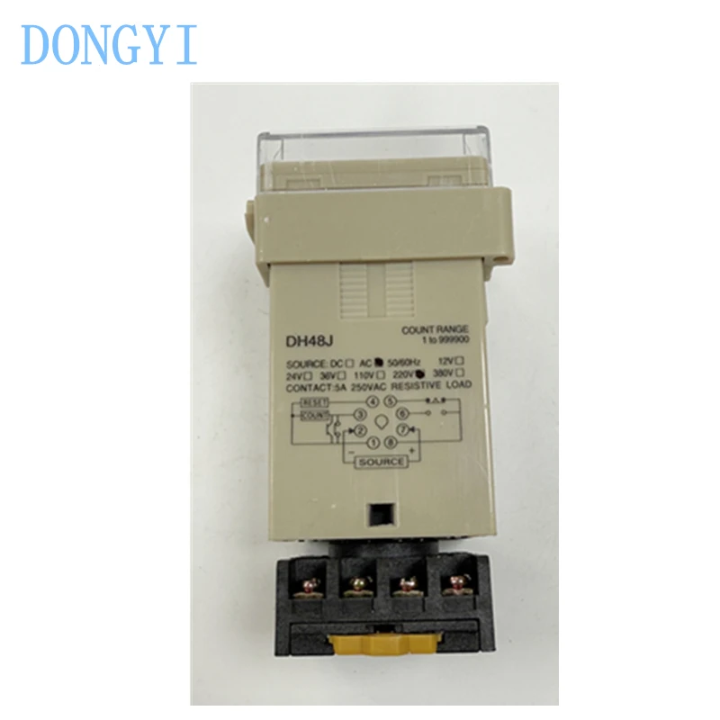 Electronic Preset Digital Display Counters Relay NPN Sensor DH48J DH48J-11A DH48J-8 DH48J-8A AC220V AC110V AC36V AC38V 12V 24V